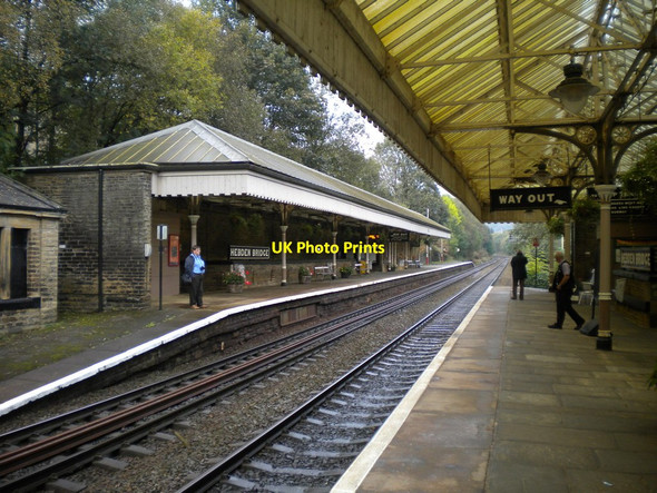 Photo 6"x4" Hebden Bridge railway station Hebden Bridge c2014