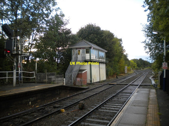 Photo 6"x4" Romiley Junction signal box Romiley c2014