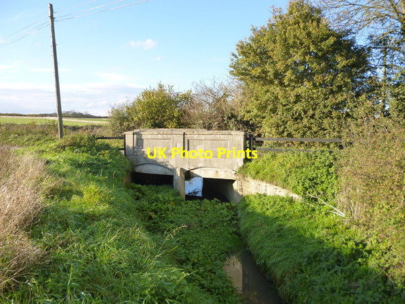 Photo 6"x4" Bridge over River Ash Barleycroft End c2014