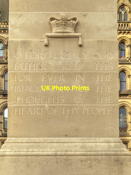 Photo 6"x4" Manchester Cenotaph (detail) Manchester c2014