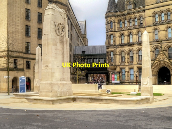 Photo 6"x4" Manchester Cenotaph and Associated Obelisks, St Peter's Square Manchester c2014