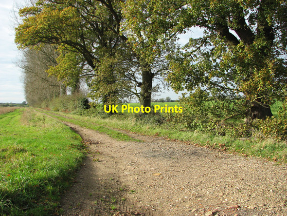 Photo 6"x4" Farm track into fields by Weasenham St Peter Weasenham St Peter c2014