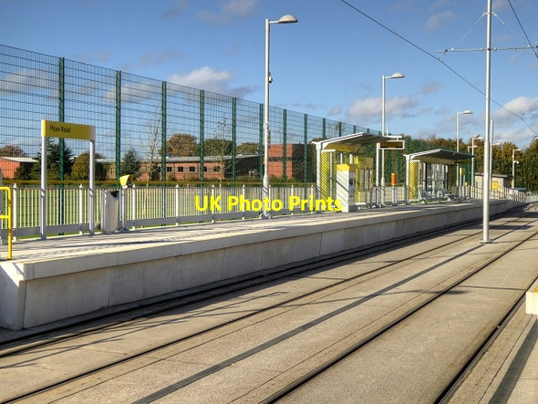 Photo 6"x4" Metrolink Manchester Airport Line, Moor Road Stop Sale c2014