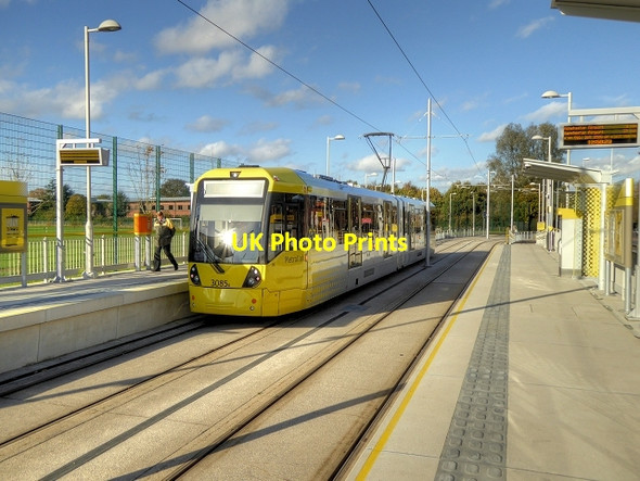 Photo 6"x4" Moor Road Metrolink Stop, Inbound Sale c2014