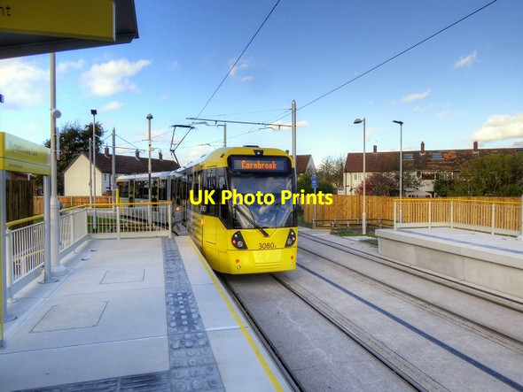 Photo 6"x4" Metrolink Airport Line, Wythenshawe Park Sale c2014