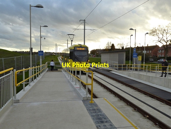 Photo 6"x4" Metrolink Airport Line, Shadowmoss Moss Nook\/SJ8385 c2014