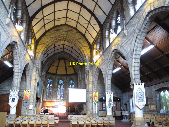 Photo 6"x4" Interior of St Mildred's church, Lee Catford\/TQ3873 c2014