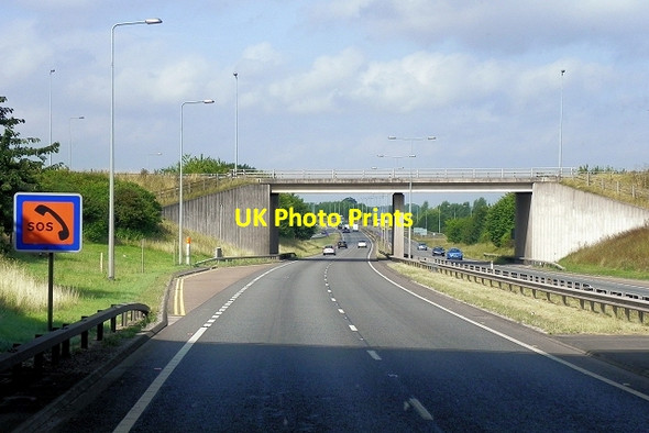 Photo 6"x4" Westbound A50 at Junction 3 (Chellaston) Chellaston c2014