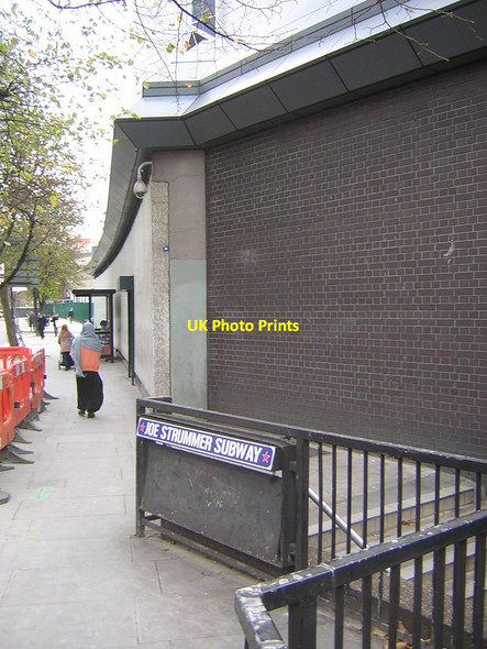 Photo 6"x4" Joe Strummer Subway, under Edgware Road Westminster c2014