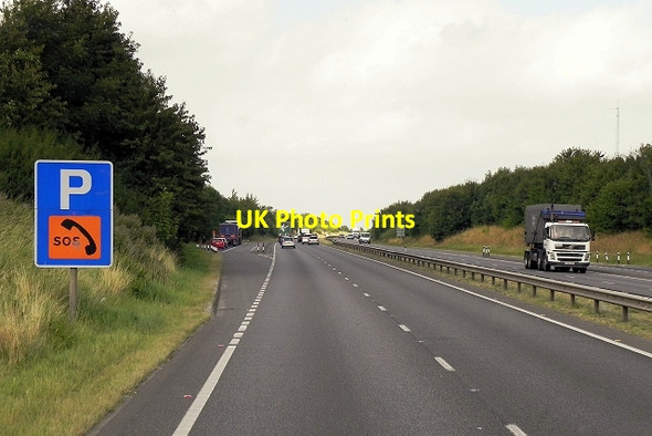 Photo 6"x4" Westbound A50, Layby near Swarkestone Barrow upon Trent c2014