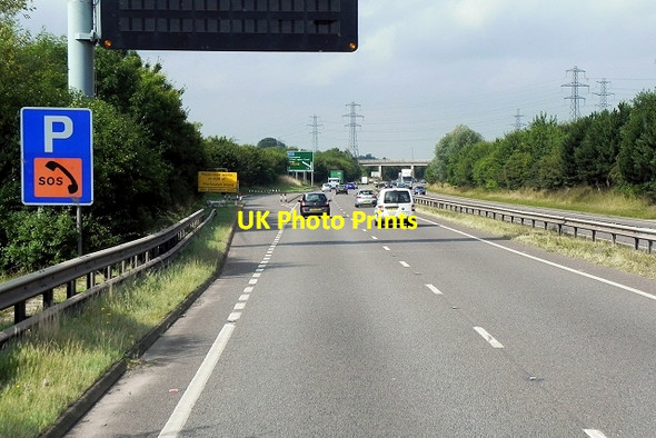 Photo 6"x4" A50, Layby at Findern Findern c2014