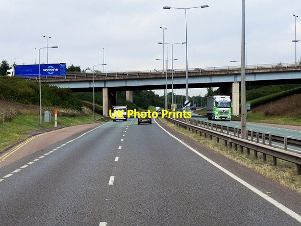Photo 6"x4" A38 Crossing the A50 at Junction 4 Willington\/SK2928 c2014