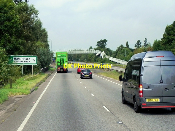 Photo 6"x4" A50 near HMP Foston Hall Foston\/SK1831 c2014