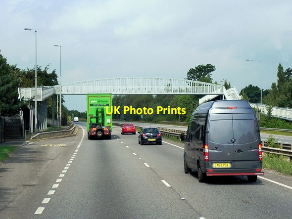 Photo 6"x4" Westbound A50, Foston Bridge Foston\/SK1831 c2014