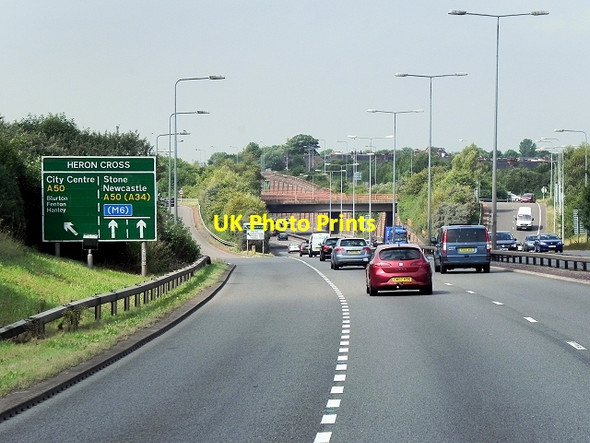 Photo 6"x4" A50 Heron Cross Heron Cross c2014