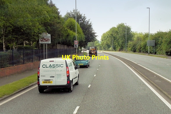 Photo 6"x4" Stone Road, Approaching Trentham Hanford\/SJ8742 c2014