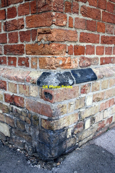 Photo 6"x4" Benchmark(s) on Christchurch Old Buildings Oxford\/SP5106 c2014
