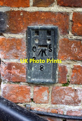 Photo 6"x4" Benchmark on the Beetle and Wedge South Stoke\/SU5983 c2014