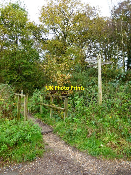 Photo 6"x4" Footbridge at west end of Birch Lane Donkey Town c2014