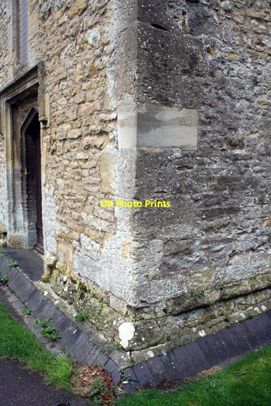 Photo 6"x4" SW angle of St Mary's Church Tower Charlbury c2014
