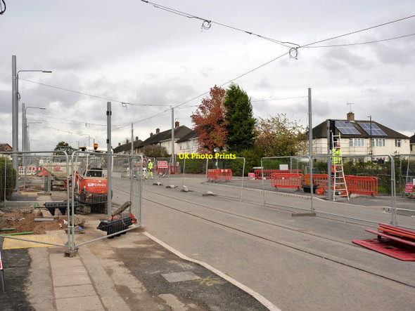 Photo 6"x4" Installing pedestrian traffic lights Brook Hill\/SK5633 c2014