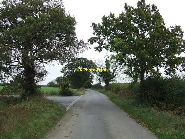 Photo 6"x4" Rendham Road Curlew Green c2014