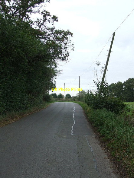Photo 6"x4" The Leaning Pole of Peasenhall Sibton c2014