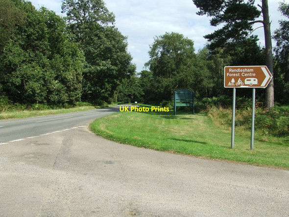 Photo 6"x4" The B1084 Butley c2014