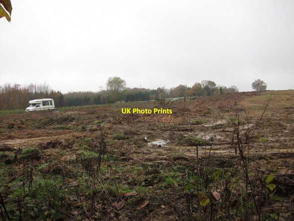 Photo 6"x4" A21 during clearing works Crockhurst Street c2014