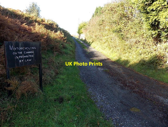 Photo 6"x4" Motorcycling on the common is prohibited by law, Pencoed Penprysg c2014