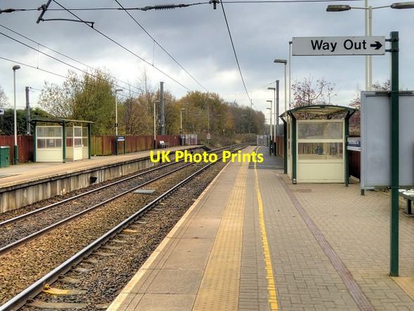 Photo 6"x4" Euxton Balshaw Lane Railway Station (Looking South) Euxton c2014