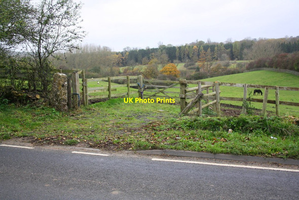 Photo 6"x4" Gateway for field on west side of Fawler Road Charlbury c2014