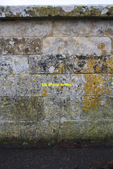 Photo 6"x4" Benchmark on bridge over River Evenlode Charlbury c2014