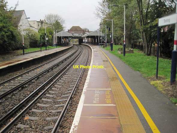 Photo 6"x4" Tooting railway station, Greater London Mitcham c2014