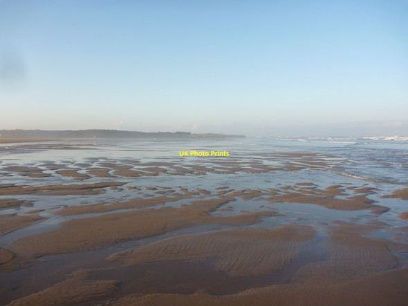 Photo 6"x4" Coastal East Lothian : Sand And Water, Belhaven Sands West Barns c2014