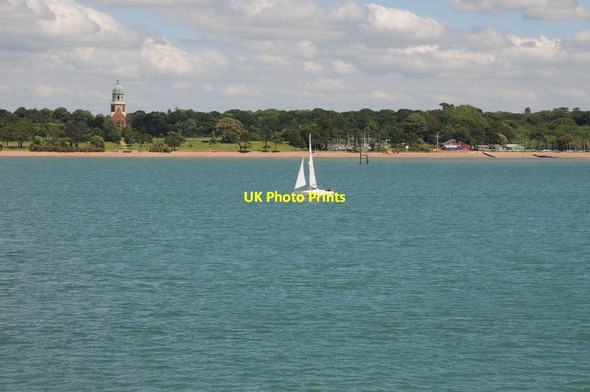 Photo 6"x4" View to Royal Victoria Hospital Chapel Netley c2014