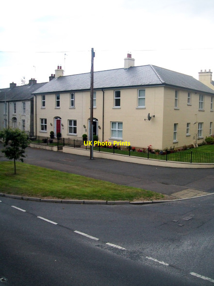 Photo 6"x4" Houses on the corner of Newcastle Road and Main Street, Seaforde Seaforde c2014