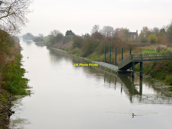 Photo 6"x4" South Forty Foot Drain at Swineshead Bridge Swineshead Bridge c2014