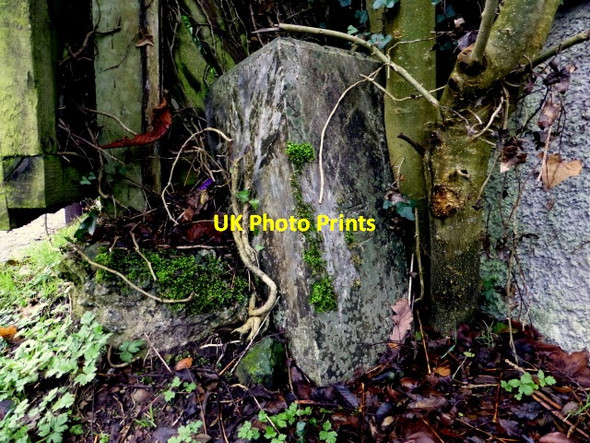 Photo 6"x4" Marker stone, Omagh Omagh c2014