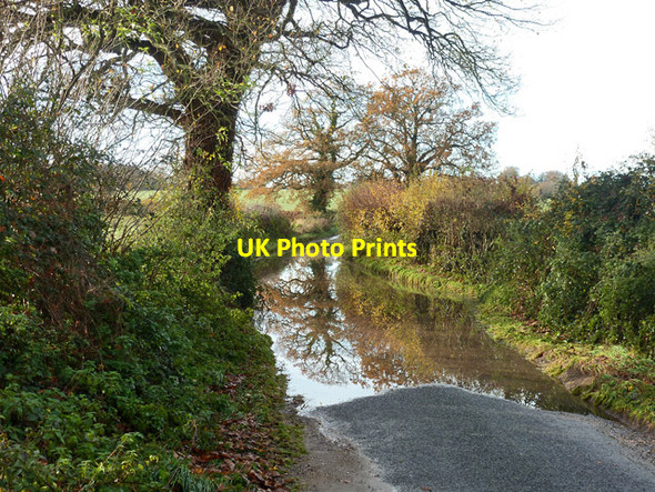 Photo 6"x4" Park Lane alias The Devil's Highway is flooded West End Green c2014
