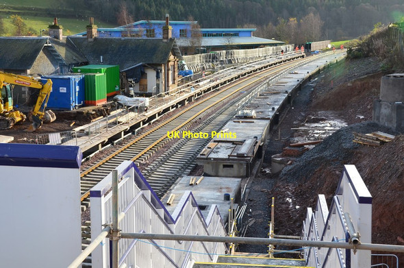 Photo 6"x4" The railway's back at Stow (6) Stagehall c2014