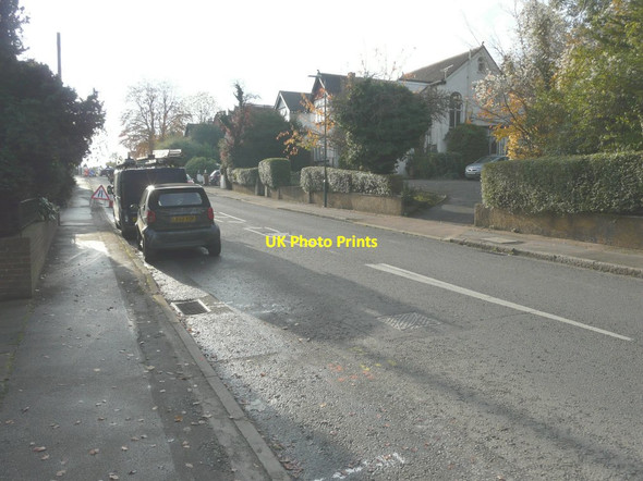 Photo 6"x4" Looking southwest along Sandy Lane South, Wallington Wallington\/TQ2964 c2014