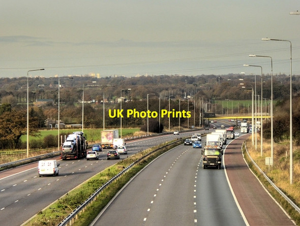 Photo 6"x4" M6 North near Charnock Richard Charnock Green c2014