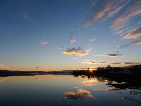 Photo 6"x4" Sunset over the Cromarty Firth at Dingwall Dingwall\/NH5458 c2014