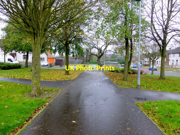 Photo 6"x4" Pathway, Festival Park, Omagh Omagh c2014