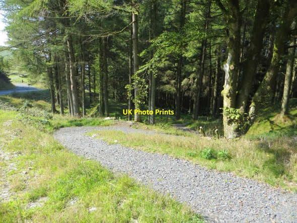 Photo 6"x4" Path near  the Arch Cwmystwyth c2014