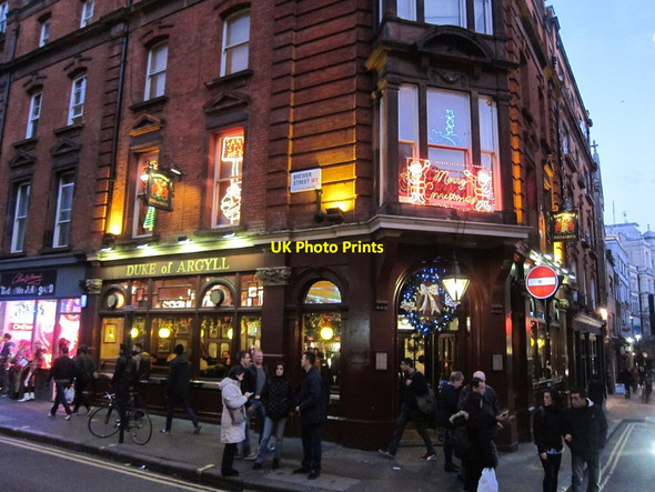 Photo 6"x4" Duke of Argyll, Brewer Street Westminster c2014