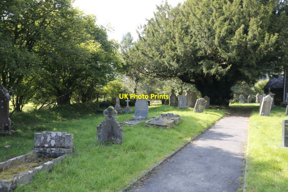 Photo 6"x4" Path to the Church Nant-y-Bai c2014