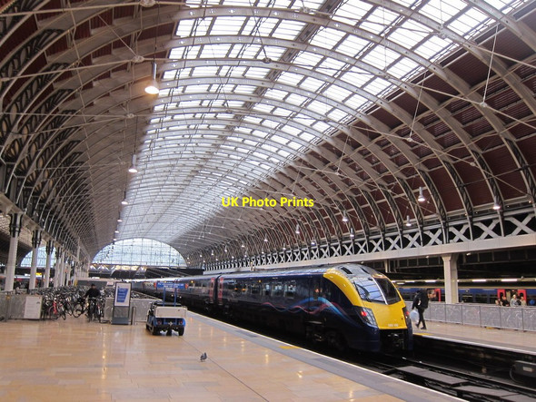 Photo 6"x4" Platform 8, Paddington Station Paddington\/TQ2681 c2014