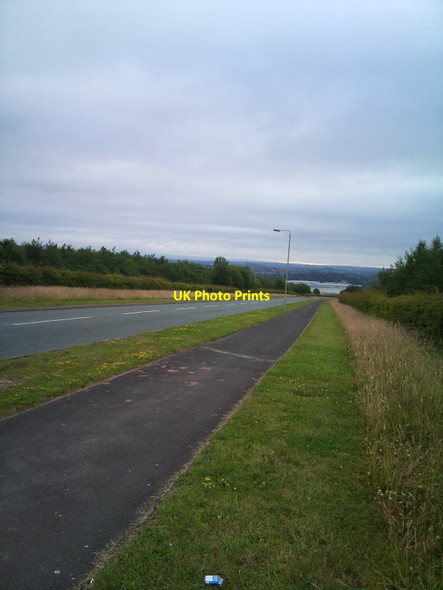 Photo 6"x4" Black Bank Road Blank Bank c2011